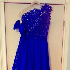 Royal Blue Evening Gown